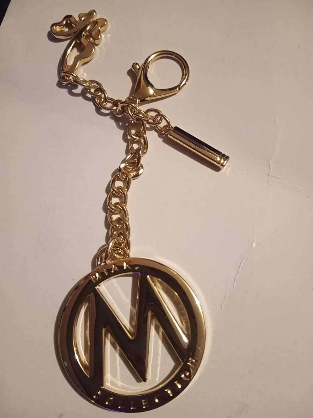 Mia K Farrow Collection Purse Goldtone Charm MKF Handbag Accessory